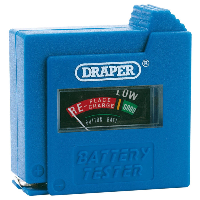 Draper 9V Multi-purpose Battery Tester, AAA, AA, AA, C, D, and Button Cell 64514 Draper  - Dynamic Drive