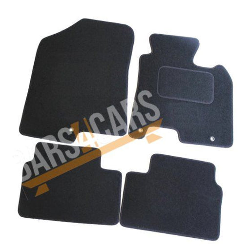 Fully Tailored Black Carpet Car Mats for I30 12> Set of 4 With 3 Clips UKB4C  - Dynamic Drive