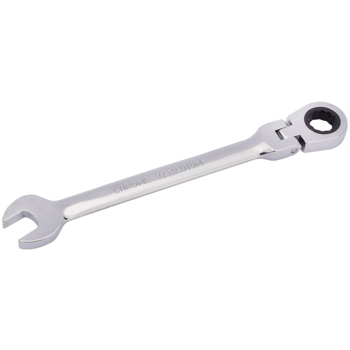 Draper HI-TORQ Metric Flexible Head Ratcheting Combination Spanner, 14mm