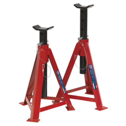 Sealey AXLe Stands (Pair) 5 Tonne Capacity per Stand AS5000M Sealey  - Dynamic Drive