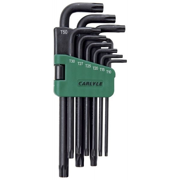 Carlyle Hand Tools Star Key Set - Magnetic - Long Star