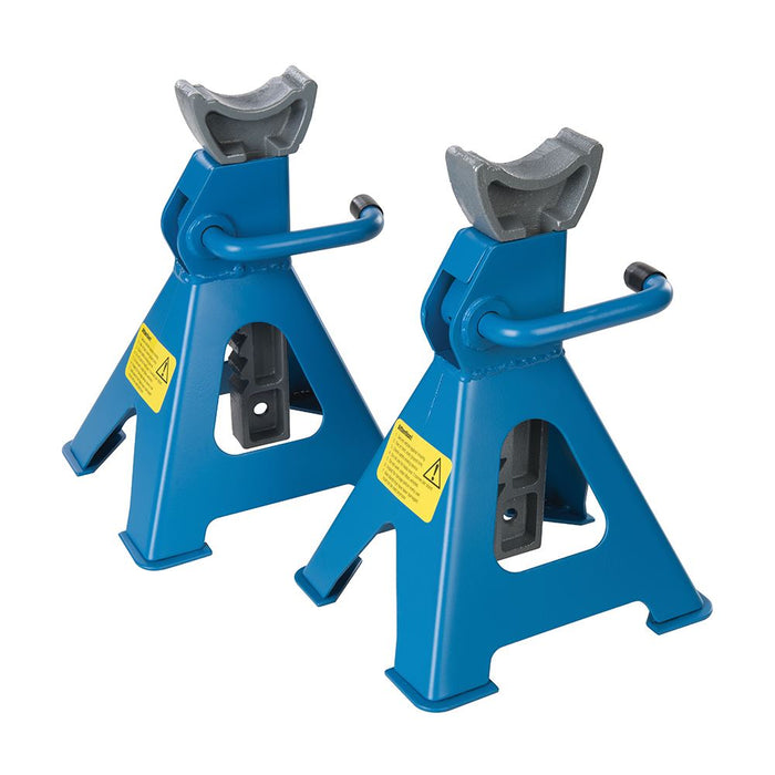 Silverline 3 Ton Tonne Ratchet Action Axle Stand Stands 3Yr Warranty 763620