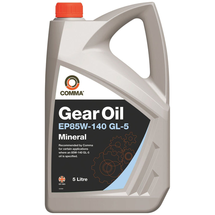 Comma Gear Oil EP85W140 - 5 Litre Comma  - Dynamic Drive