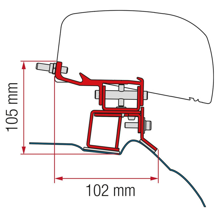 Fiamma Kit F40 for Mercedes V Class: Enhance Your Camper's Awning System