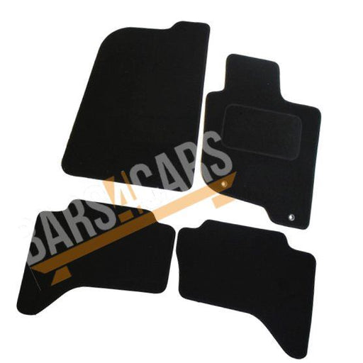 Tailored Carpet Car Mats for Mitsubishi L200 Double Cab 06 ON Set of 4 2 Clips UKB4C  - Dynamic Drive