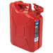 Draper Steel Fuel Can, 10L, Red 07741 Draper  - Dynamic Drive