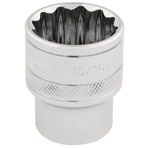 Draper HI-TORQ 12 Point Socket, 1/2" Sq. Dr., 15/16" 33724 Draper  - Dynamic Drive