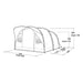 Easy Camp Edendale 600 6 Berth Pole Tent Easy Camp  - Dynamic Drive