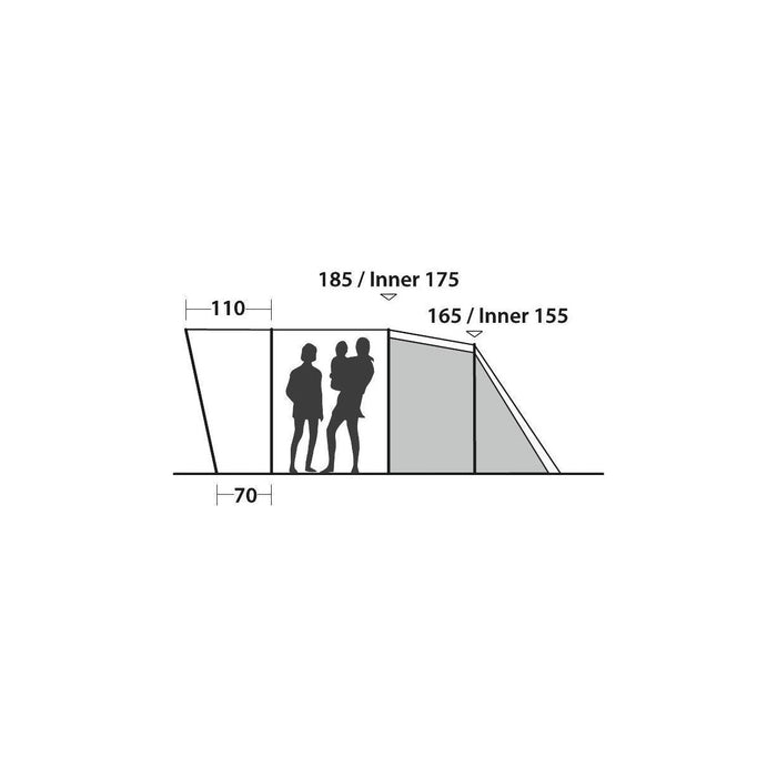 Easy Camp Palmdale 400 4 Berth Pole Tent Easy Camp  - Dynamic Drive