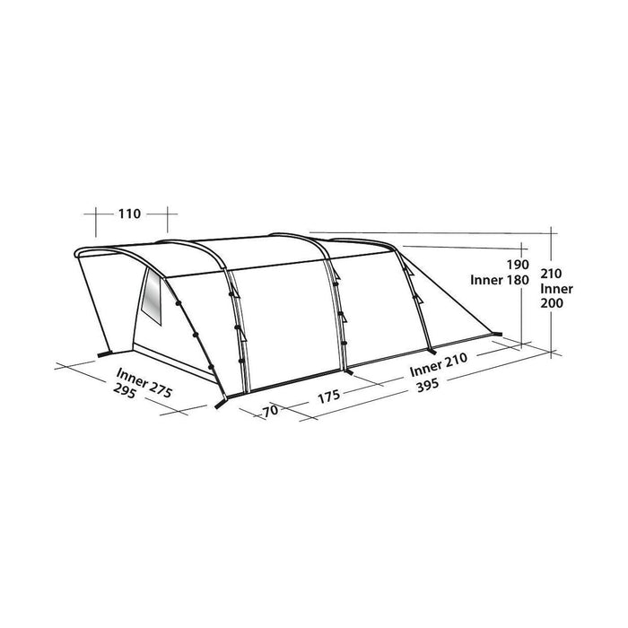 Easy Camp Palmdale 500 5 Berth Pole Tent Easy Camp  - Dynamic Drive