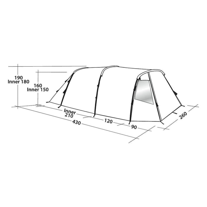 Easy Camp Tent Huntsville 400 4 Berth Pole Tent UK Camping And Leisure