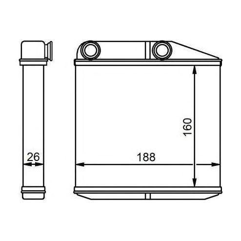 NRF Heater Radiator 54213