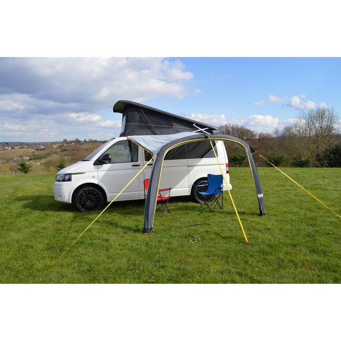 Campervan Van Air Inflatable Canopy Sun Shield Shade Canopy Maypole  - Dynamic Drive