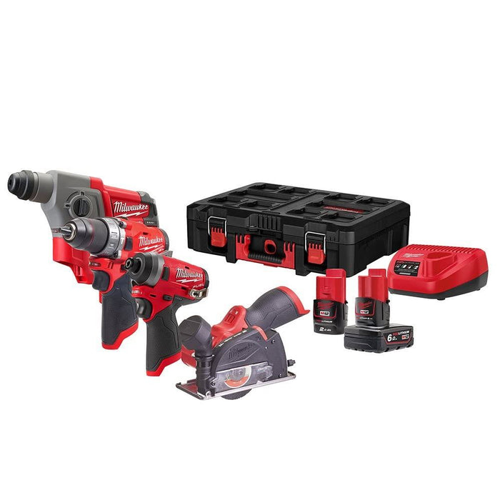 Milwaukee M12 Fuel 4Pc (Kit) 4933472102