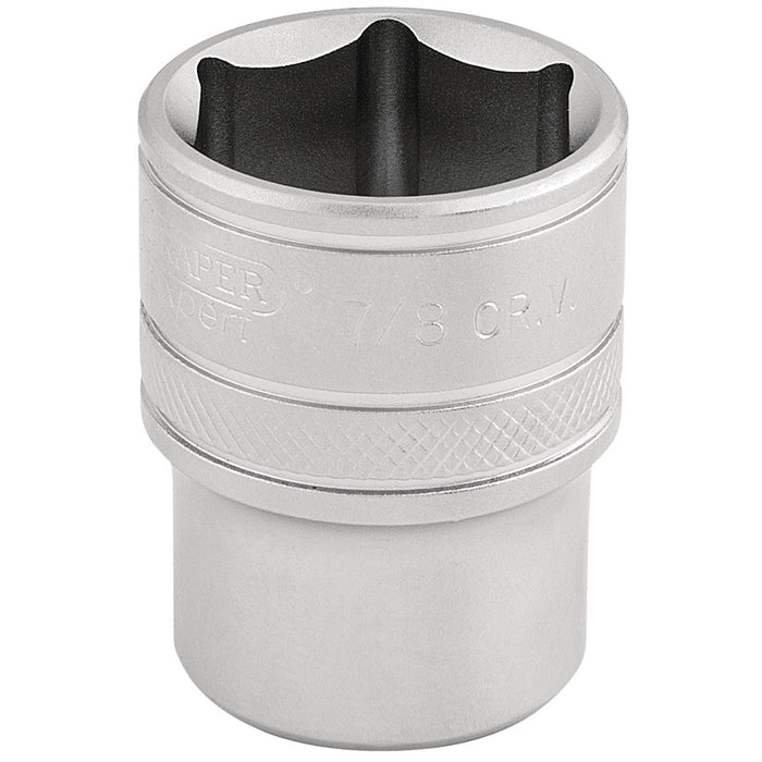 Draper 6 Point Imperial Socket, 1/2" Sq. Dr., 7/8" 16632