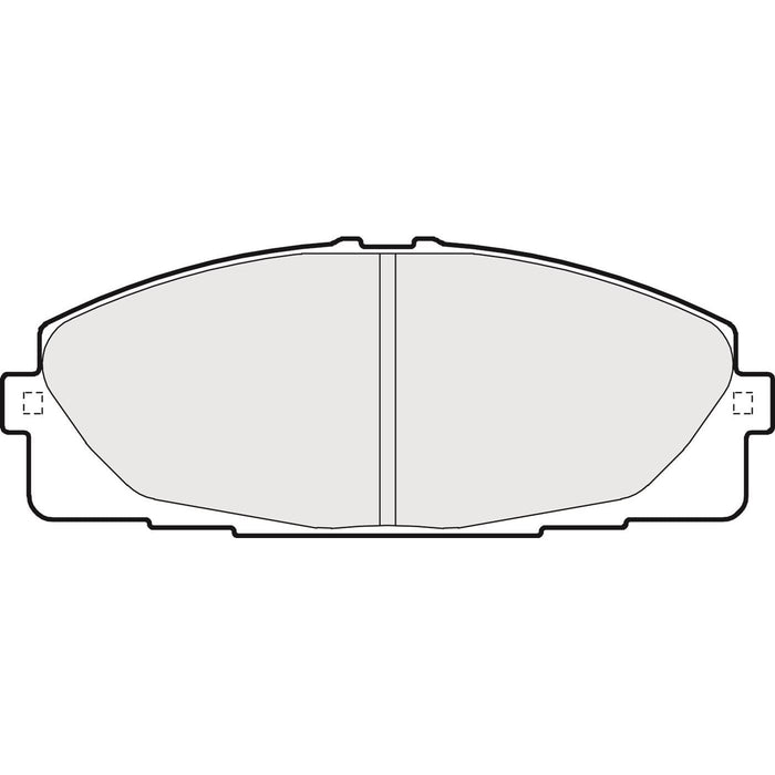 Genuine APEC Front Brake Discs & Pads Set Vented for Toyota HiAce Apec  - Dynamic Drive