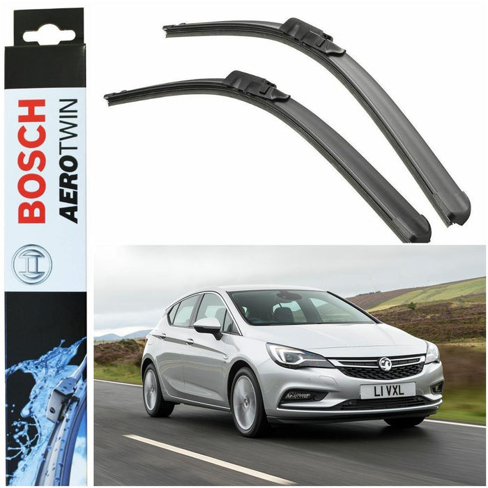 Bosch Aerotwin Front Wiper Blades Set fits Vauxhall Astra 09.15> A585S