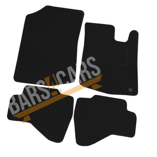 Fully Tailored Black Carpet Car Mats for Peugeot 107 Set of 4 With 1 Clips UKB4C  - Dynamic Drive