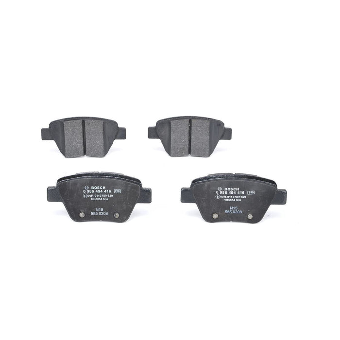 Bosch Brake Pad Set Bp1338 fits VW Golf Estate/Variant TDi|TDi BlueMotion - 1.6