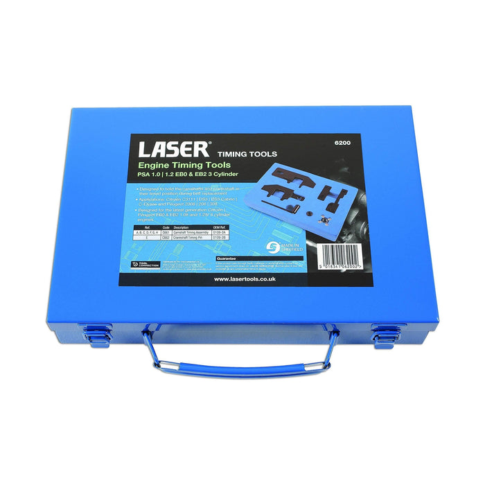 Laser Engine Timing Kit - for PSA, for Vauxhall/Opel 1.0, 1.2 6200 Laser Tools  - Dynamic Drive