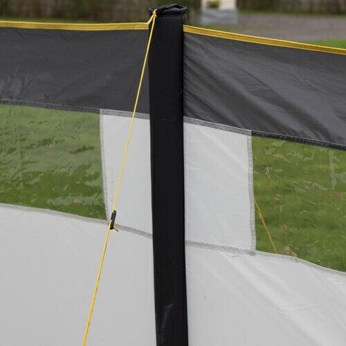 Maypole 3 Panel Inflatable Air Windbreak Blow-Up Camping Caravan With Free Pump