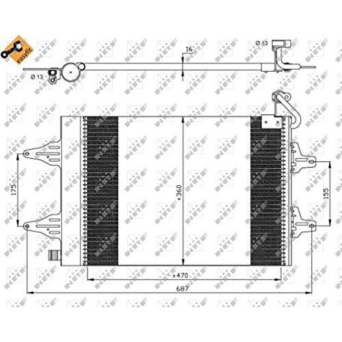 NRF Condenser 35480