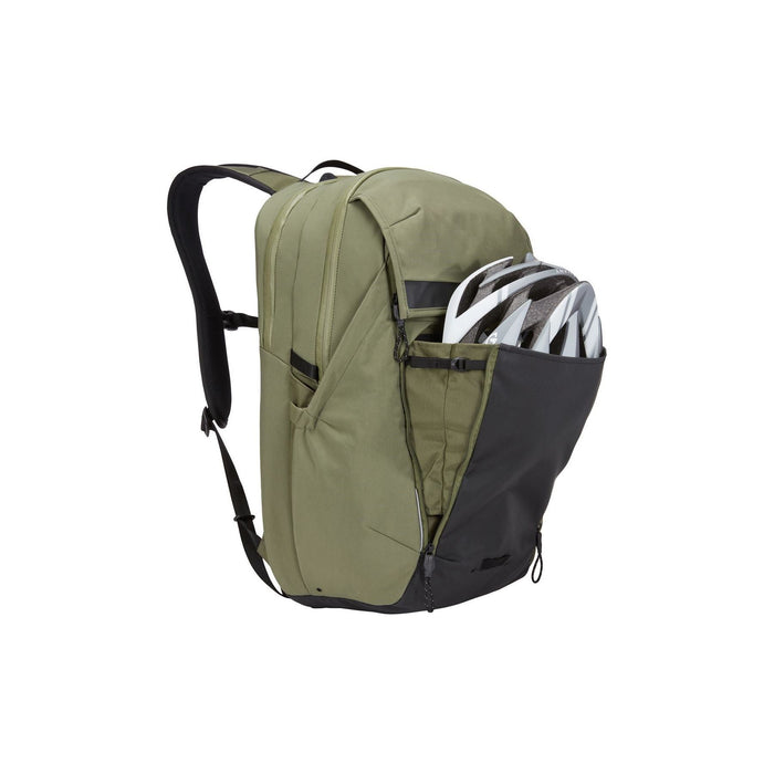 Thule Paramount commuter rucksack 27L olivine green Cycling backpack Thule  - Dynamic Drive