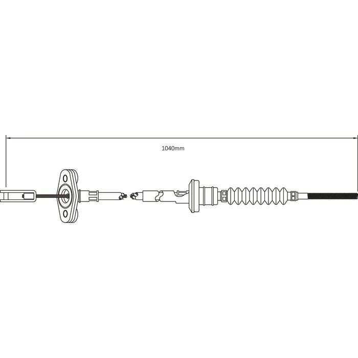 Apec Clutch Cable Fits Daewoo Matiz