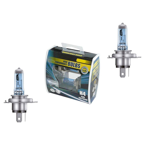 2x H4 Car Headlamp Dip Beam Bulb 50% Brighter fits VAUXHALL CORSA Mk III 2006 > UKB4C  - Dynamic Drive