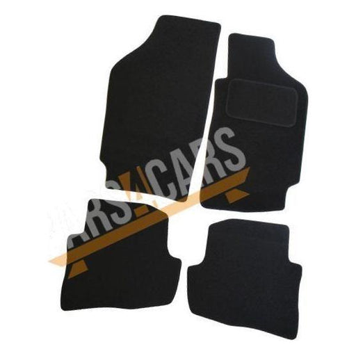 Fully Tailored Black Yellow Trim Carpet Mats fits for VW Fox 06 ON Set of 4 UKB4C  - Dynamic Drive