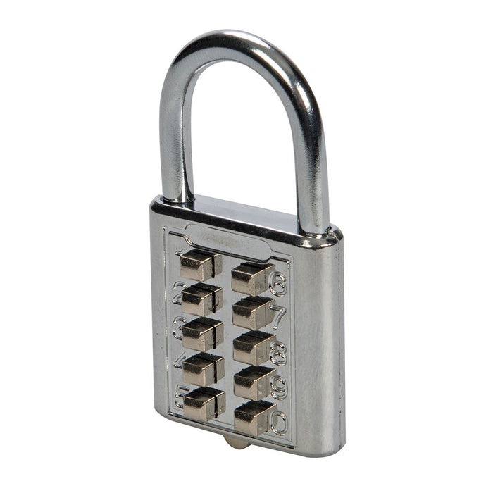 Silverline Digital Combination Padlock 10-Digit 38mm