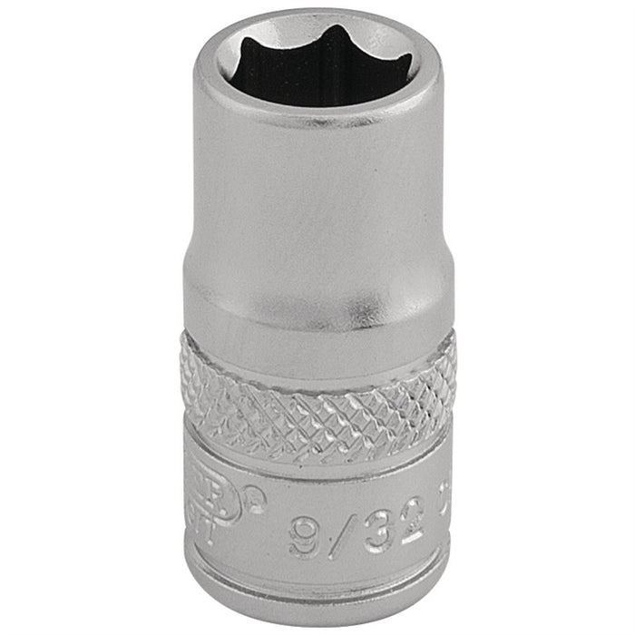 Draper Imperial Socket, 1/4" Sq. Dr., 9/32" 16521