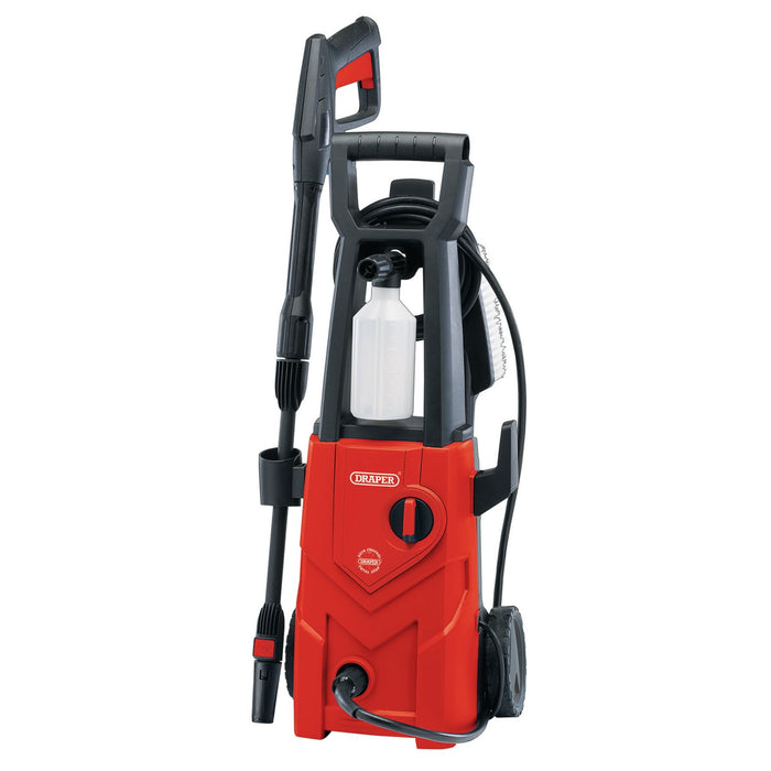 Draper 230V Pressure Washer, 1,600W, 135Bar, Red 00786