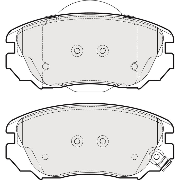 Genuine APEC Front Brake Discs & Pads Set Vented for Saab 9-5