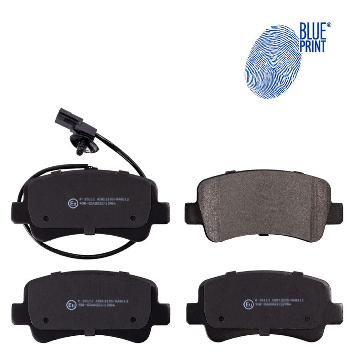 Genuine Blue Print Brake Pads (Rear) (R90) fits Renault 4502882 Blue Print  - Dynamic Drive