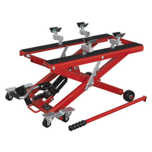 Sealey Motorcycle & Quad Scissor Lift 500kg Capacity Hydraulic MC4500 Sealey  - Dynamic Drive