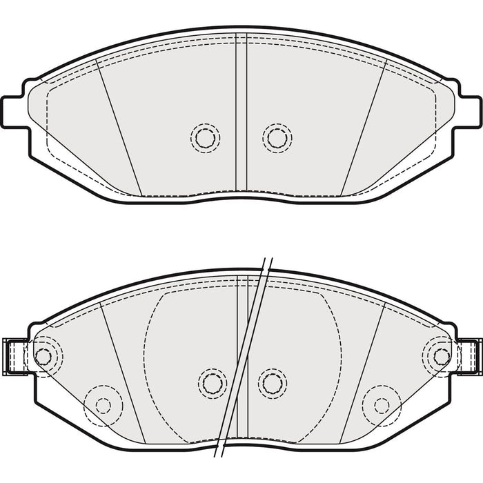 Apec Brake Pads Front Fits Chevrolet Spark Apec  - Dynamic Drive