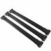 3x Roof Bars Rack Aluminium Black fits Vauxhall Vivaro 2014-2019 X82 Omtec  - Dynamic Drive