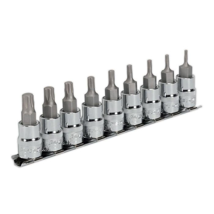 Sealey TRX-P* Socket Bit Set 9pc 3/8"Sq Drive 50mm AK6222