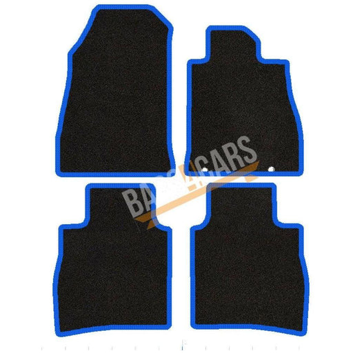 Tailored Blue Trim Carpet Mats Nissan Pulsar 14-18 + Clips 14 15 16 17 18 UKB4C  - Dynamic Drive