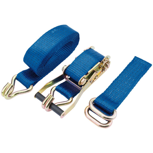 Draper Ratcheting Vehicle Tie Down Straps, 3m x 50mm, 2500kg 60969 Draper  - Dynamic Drive