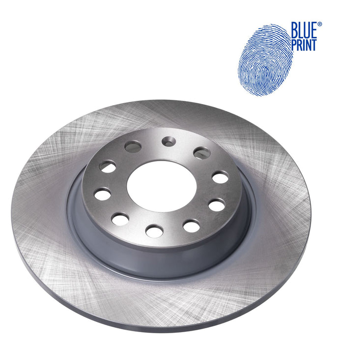 Pair of Blue Print Rear Solid Brake Discs for Audi A3  Seat Leon  VW Passat