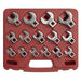 Sealey Crow's Foot Open-End Spanner Set 15pc 3/8"Sq Drive Metric AK59891 Sealey  - Dynamic Drive