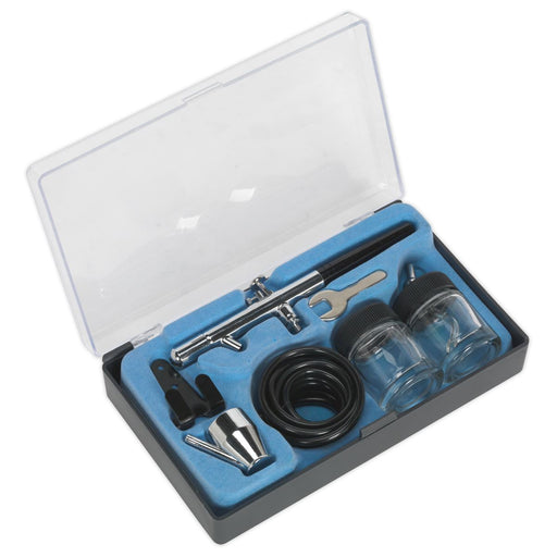 AIR BRUSH KIT PROFESSIONAL WITHOUT PR LANT Sealey  - Dynamic Drive