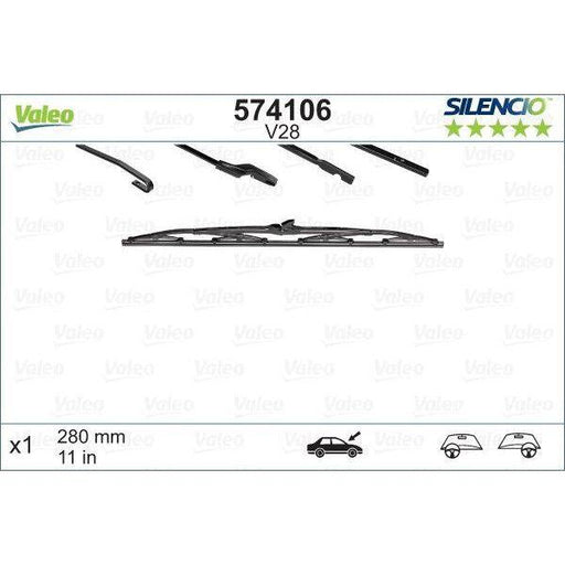 Valeo Single Wiper Blades 574106 Automotive Part Valeo  - Dynamic Drive