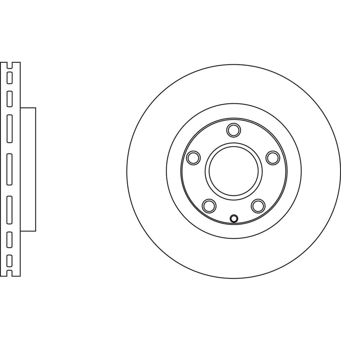 Genuine APEC Front Brake Discs & Pads Set Vented for Mazda CX-5