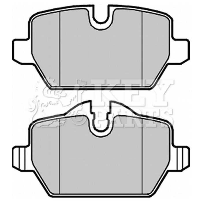 Genuine Key Parts KBP1960 Rear Brake Pads (TRW)