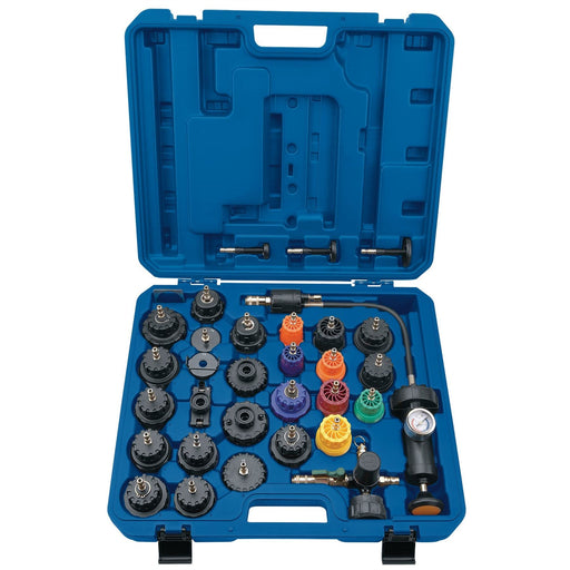 Draper Radiator and Cap Pressure Test Kit (32 Piece) 23420 Draper  - Dynamic Drive