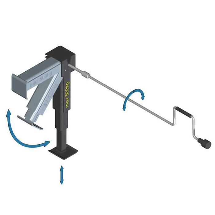 AL KO Arex Light Plastic Steady Legs (Double Extended/Pair) AL-KO  - Dynamic Drive