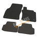 Red Trim Tailored Black Rubber Car Mats for Vw Golf 7 13> Set of 4 With 4 Clips UKB4C  - Dynamic Drive